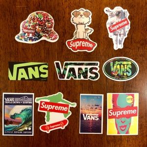 vans supreme sticker